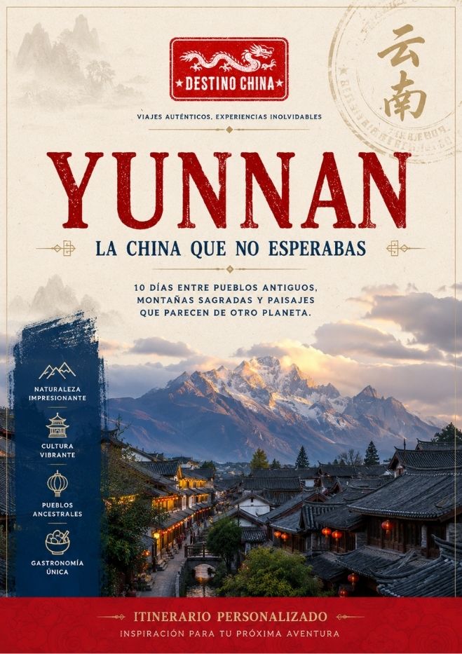 imagen con informacion del intinirario de viajes por china